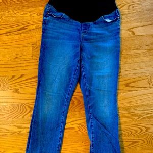 Loft Maternity Full Panel Jean Capris